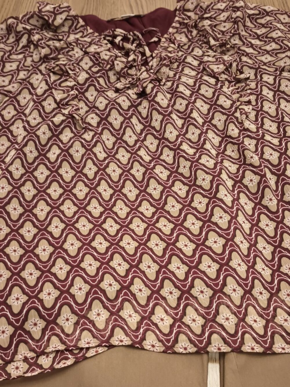 Loft Size XXL Burgundy Top